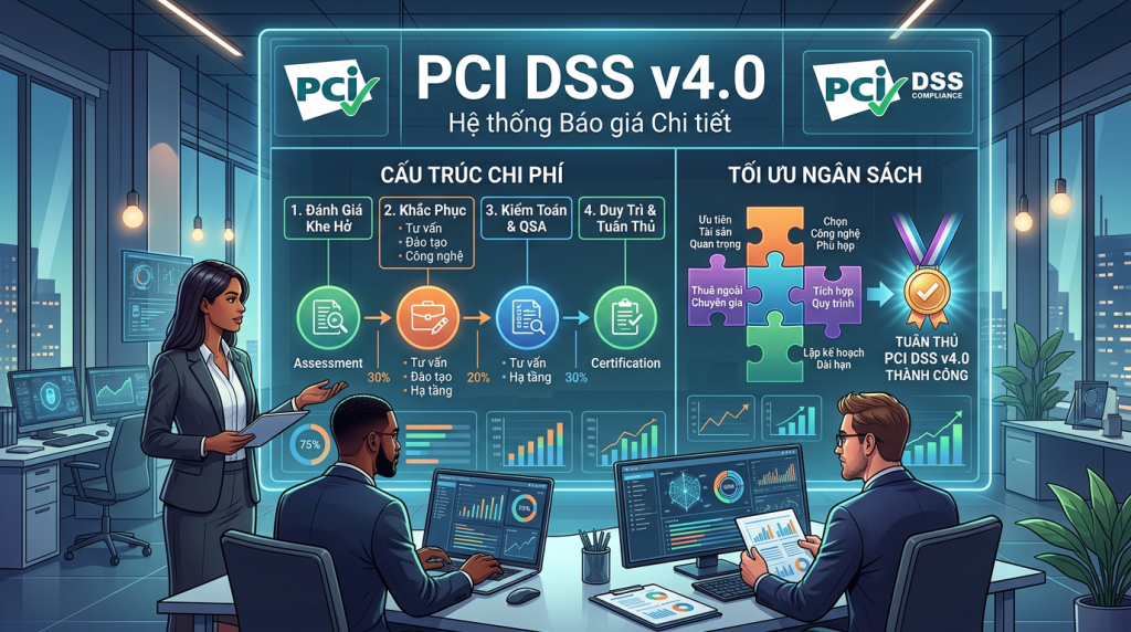 Báo giá PCI DSS v4.0 Chi Tiết: Cấu Trúc Chi Phí và Bài Toán Tối Ưu Ngân Sách