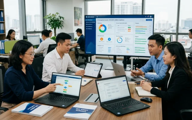 công cụ phần mềm hỗ trợ ISO/IEC 42001:2023 - Ảnh đại diện cho Công cụ phần mềm hỗ trợ ISO/IEC 42001:2023 – Giải pháp toàn diện cho doanh nghiệp