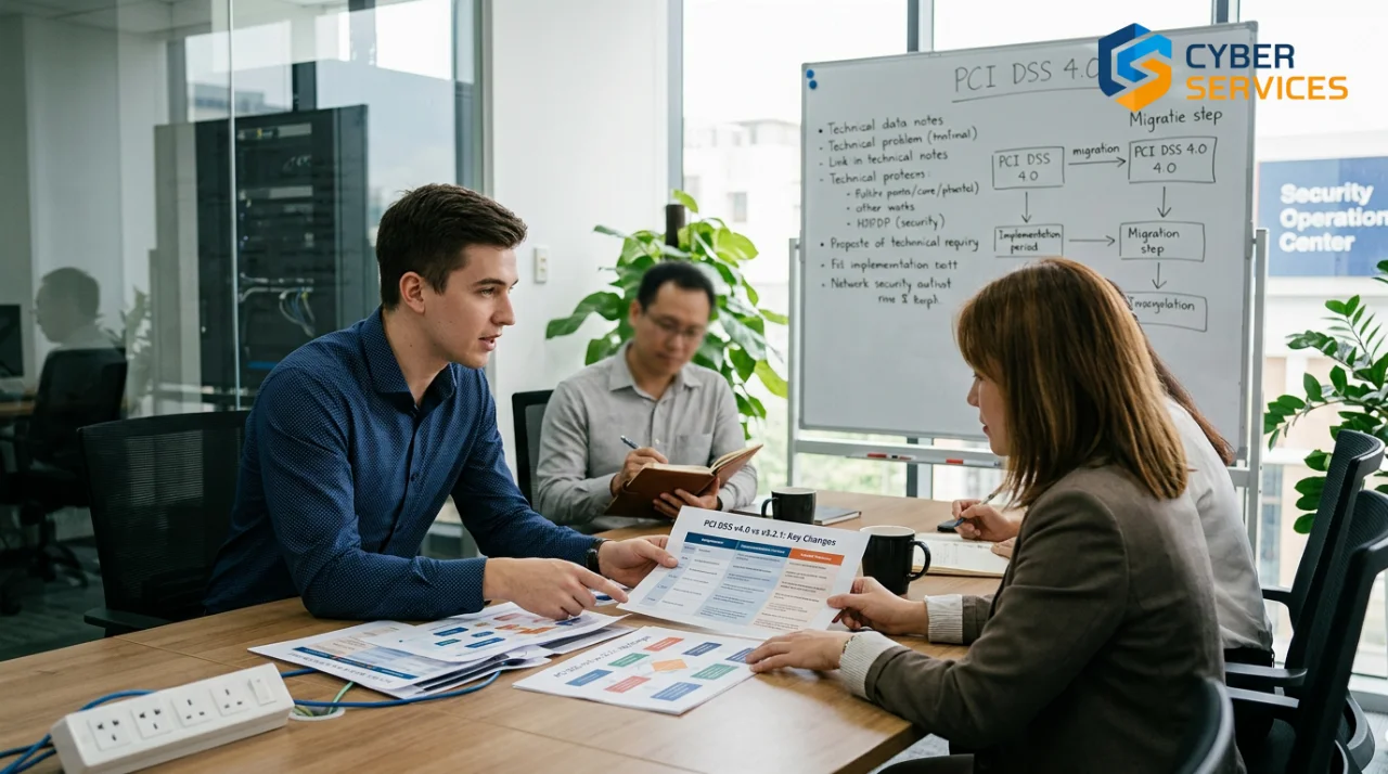 PCI DSS v4.0 so với v3.2.1 thay đổi quan trọng - Ảnh đại diện cho PCI DSS v4.0 so với v3.2.1 thay đổi quan trọng: Những điểm cần biết