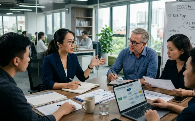 rủi ro triển khai ISO/IEC 42001:2023 và phòng ngừa - Ảnh đại diện cho Rủi ro triển khai ISO/IEC 42001:2023 và cách phòng ngừa hiệu quả cho doanh nghiệp
