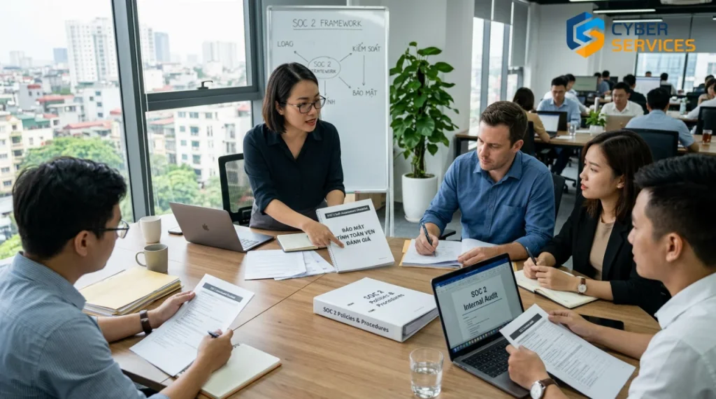 self-assessment SOC 2 - Ảnh đại diện cho Self-assessment SOC 2: Hướng dẫn chi tiết chuẩn bị và thực hiện cho doanh nghiệp